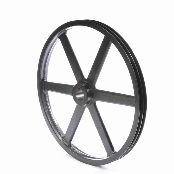 2 Groove Cast Iron Fhp - Finished Bore Sheave, 2AK184X 1 7/16